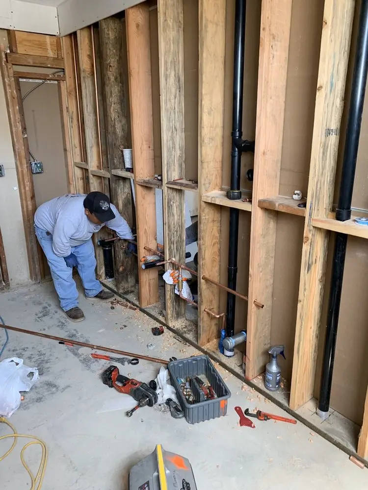 Commercial rough-in plumbing for Gas Line Repair in South London